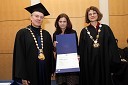 Prof. dr. Danijel Rebolj, rektor Univerze v Mariboru, dr. Mateja Grašič, Fakulteta za naravoslovje in matematiko Univerze v Mariboru, prof. dr. Nataša Vaupotič, dekanica Fakultete za naravoslovje in matematiko