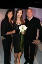 Lea Plut, zmagovalka Supermodel Slovenije 2006 z mamo in očetom