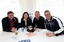 Bostjan Gerdej, direktor agencije Taurus, Simona Mavsar, direktorica znamke Seat pri Porsche Slovenija d.o.o. in Blaž Komadina, David Galic, direktor Optike Knez