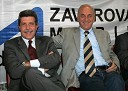 Drago Cotar, predsednik uprave Zavarovalnice Maribor in Janez Ujčič, lastnik televizije RTS