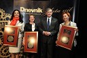 Biljana Weber Dujović, generalna direktorica Microsoft Slovenija, 	Sonja Gole, generalna direktorica Adria Mobil d. o. o., dr. Danilo Türk, predsednik Republike Slovenije in Jerneja Kamnikar, direktorica Vivo Catering