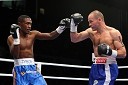 Bethuel Uushona, namibijski boksar in Dejan Zavec, interkontinentalni prvak velterske kategorije po različici WBO