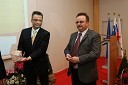 Zvonko Černač, minister za infrastrukturo in prostor in 	Štefan Pavlinjek, predsednik upravnega odbora Obrtne Zbornice Slovenije