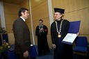 Dr. Alberto Milocco, Fakulteta za gradbeništvo UM in prof. dr. Danijel Rebolj, rektor Univerze v Mariboru