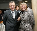 Anton Guzej, generalni direktor RTV Slovenija  in Nataša Bolčina Žgavec, televizijska voditeljica
