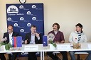 Prof. dr. Mario Lešnik, dekan Fakultete za kmetijstvo in biosistemske vede, prof. dr. Danijel Rebolj, rektor Univerze v Mariboru, Filip Flisar, smučar prostega sloga, Filip Mlinšek, smučar