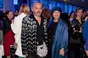 Milan Gačanovič, modni oblikovalec in Barbara Por