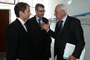 Tomaž Orešič, EFT Group, Žiga Debeljak, predsednik uprave družbe Mercator d.d. in Vojko Čok, predsednik častnega razsodišča Združenja Manager