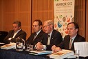 	Marino Budicin, podžupan Rovinja, prof. Egidio Ivetić, prorektor Univerze v Padovi, prof. Giovanni Radossi, direktor Centra za povijesna istraživanja, Rovinj, Maurizio Tremul, predsednik izvršnega odbora italijanske unije