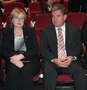 Birgitta Cecilia Maria Stenius - Mladenov, finska veleposlanica in Andrej Vizjak, minister za gospodarstvo