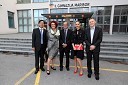 Shuihui Zhang, pomočnik direktorja Konfucijskega inštituta, mag. Danijela Voljč, direktorica Konfucijskega inštituta, mag. Ivan Lorenčič, ravnatelj druge gimnazije Maribor, Nataša Kos, pomočnica programskega direktorja Zavoda Maribor 2012 - EPK in Štefan Muraus, ravnatelj Osnovne šole Bojana Ilicha