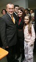 Franc Kangler, novi mariborski župan z ženo Tanjo in hčerko Mašo