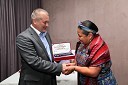 Franc Kangler, župan MOM in dr. Rigoberta Menchú Tum, Nobelova nagrajenka