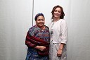 Dr. Rigoberta Menchú Tum, Nobelova nagrajenka in dr. Suzana Žilič Fišer, generalna direktorica zavoda Maribor 2012 - Evropska prestolnica kulture