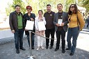 Edo Škufca, GVO d.o.o., Darinka Pavlič Kamien, vodja službe za odnose z javnostmi pri Telekomu Slovenija, Milenka Knez, Mial media marketing, Mitja Cimerman, predsednik Lion Kluba Forum Ljubljana,  Igor Savič in soproga