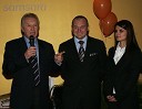 Ivo Hvalica, nekdanji poslanec in Franc Kangler, novi mariborski župan z ženo Tanjo