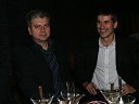 Andrej Verlič, trener hokejistk Term Maribor in Alan Perc, direktor Plinarne Maribor
 
