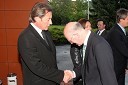 Vladimir Rukavina Gogo, direktor Narodnega doma Maribor in Norbert Lammert, predsednik nemškega parlamenta