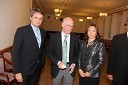 Tomaž Kancler, podžupan MOM, Norbert Lammert, predsednik nemškega parlamenta in dr. Suzana Žilič Fišer, generalna direktorica zavoda Maribor 2012 - Evropska prestolnica kulture