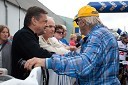 	Zoran Jankovič, župan Mestne občine Ljubljana in TOne Fornezzi Tof, novinar