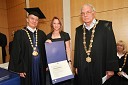 Prof. dr. Danijel Rebolj, rektor Univerze v Mariboru, dr. Branka Mušič, Fakulteta za kemijo in kemijsko tehnologijo UM in prof. dr. Miha Drofenik, Fakulteta za kemijo in kemijsko tehnologijo Univerze v Mariboru