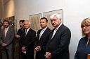 Franc Gerič, direktor Galerije-Muzeja Lendave, mag. Anton Balažek, župan Občine Lendava in László Surján, podpredsednik Evropskega parlamenta