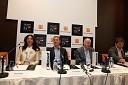 Biljana Weber Dujović, generalna direktorica Microsoft Slovenija, David Coulthard, nekdanji drikač Formule 1, Mark Gallagher, Rok Istenič, PR Renault Nissan Slovenija, d.o.o.