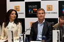 Biljana Weber Dujović, generalna direktorica Microsoft Slovenija, David Coulthard, nekdanji drikač Formule 1