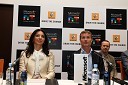 Biljana Weber Dujović, generalna direktorica Microsoft Slovenija, David Coulthard, nekdanji drikač Formule 1