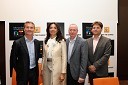 Biljana Weber Dujović, generalna direktorica Microsoft Slovenija, David Coulthard, nekdanji drikač Formule 1, Mark Gallagher, Rok Istenič, PR Renault Nissan Slovenija, d.o.o.