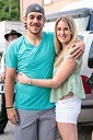 Gregor Kopitar, brat Anžeta Kopitarja, njegova punca Kelsey Rae Braunecker