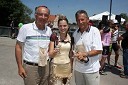 Janez Erjavec, direktor Pomurskega sejma, Martina Baškovič, Vinska kraljica Slovenije 2012 in Anton Kampuš, župan občine Gornja Radgona