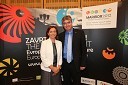 Suzana Žilič Fišer, generalna direktorica Zavoda Maribor 2012 - EPK, dr. Milan Zver, član delegacije in slovenski poslanec v EP