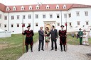 Anton Kampuš, župan Gornje Radgone, dr. Žiga Turk, minister za izobraževanje, znanost, kulturo in šport, Norma Bale, direktorica Kultprotur