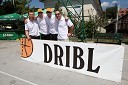 Klemen Grešak, Enej Kirn, Miha Mirt, Matic Košak, organizatorji 10. turnirja ulične košarke DRIBL 2012

