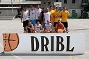 Zmagovalne ekipe ulične košarke: OneWay.si, Loka Team in Kr eni