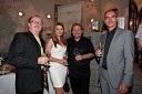 TOmaž Domicelj, glasbenik, Janja Lamberger, Darko Brlek, direktor Festivala Ljubljana in Marko Boštjančič, član uprave Telekom Slovenije