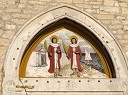 Freska na cerkvi Sv. Kozme in Damjana v Fažani
