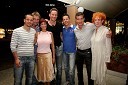 Uroš Maklič, Tomaž, Erika Erikson, pisateljica, Jure Butorac, maneken,..., Miha Rolih, Guru Guest in Barbara Misson, organizatorka