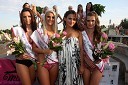 Manja Dobrilovič, prva spremljevalka Miss bikini 2012, Tanja Savanovič, Miss bikini 2012, Suzana Zekovič, lastnica licence Miss bikini in Ines Agič, druga spremljevalka Miss bikini 2012