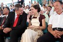 Mag. Dejan Židan, poslanec, Martina Baškovič, Vinska kraljica Slovenije 2012 in ...