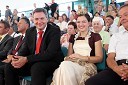 Mag. Dejan Židan, poslanec, Martina Baškovič, Vinska kraljica Slovenije 2012 in ...