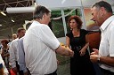 Dr. Danilo Türk, predsednik Republike Slovenije, Norma Bale, direktorica Kultprotur in Anton Kampuš, župan Gornje Radgone