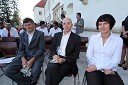 Miroslav Rožman, predsednik sveta Krajevne skupnosti Negova, dr. Matej Gomboč, občina Beltinci ter Jožica Gomboč