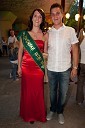 Tina Lakoseljac, vinska kraljica Slovenske Istre 2011 in fant Matej