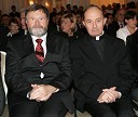 Dr. Ivan Rozman, rektor Univerze v Mariboru in dr. Franc Kramberger, mariborski škof