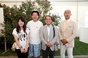 Yoko Fujii, Akihito Teruuchi, Toshimitsu Ishigure, veleposlanik Japonske in Tahehoru Asand