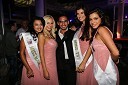 Jinny Ribič, Miss osebnosti za Miss Earth 2012 in Miss spleta za Miss Earth 2012, Anja Mihelič, prva spremljevalka Miss Earth Slovenija 2012, Joel Loyo, fashion designer,  Tea Cenčič, Miss TV za Miss Earth 2012 ter  Mateja Hrvatin, druga spremljevalka Miss Earth Slovenija 2012 in Miss Atlantis
