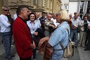 Prof. dr. Danijel Rebolj, rektor Univerze v Mariboru in nekdanja študenka Univerze v Mariboru