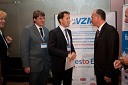 Janez Šušteršič, minister za finance, Gregor Virant, predsednik Državnega zbora in Kristjan Verbič, predsednik Vseslovenskega združenja malih delničarjev